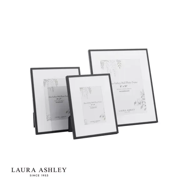 Set of 3 Alisa Matt Black Photo Frames