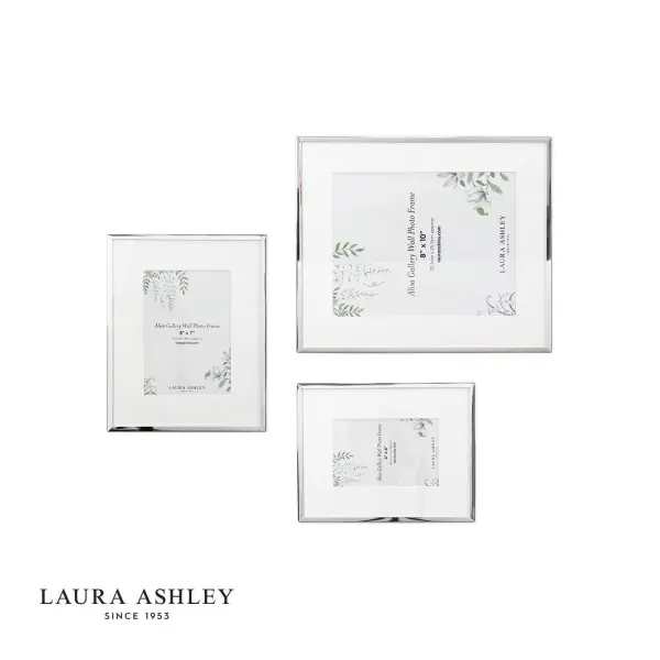Set of 3 Alisa Polished Silver Photo Frames