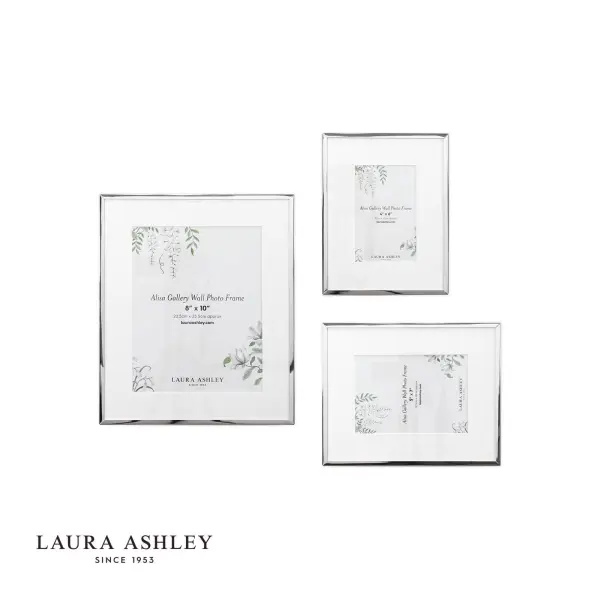 Set of 3 Alisa Polished Silver Photo Frames