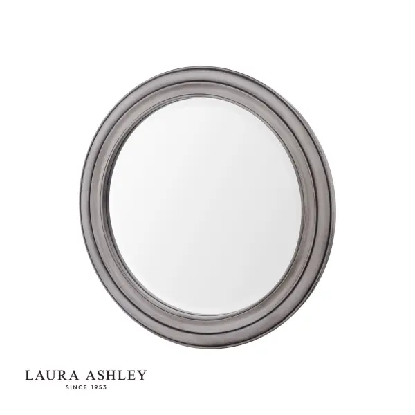 Tate Mirror Grey Distressed Wood 60cm
