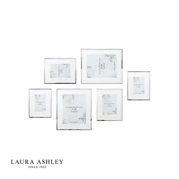 Set of 6 Alisa Polished Silver Photo Frames