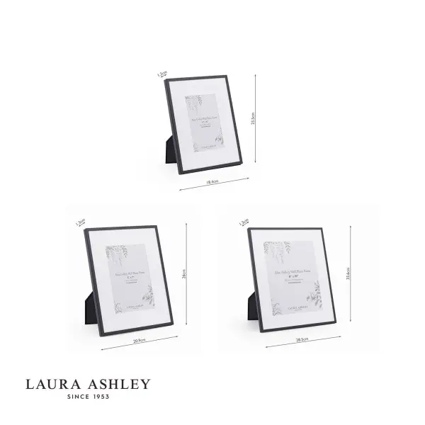 Set of 6 Alisa Matt Black Photo Frames