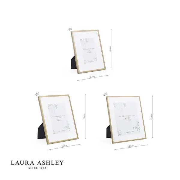 Set of 6 Alisa Matt Gold Photo Frames