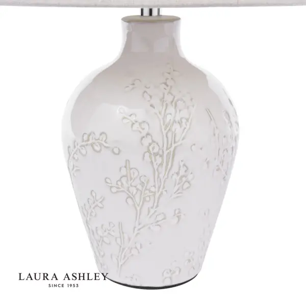 Pussywillow Twin Pack Cream Table Lamp C/W Shades