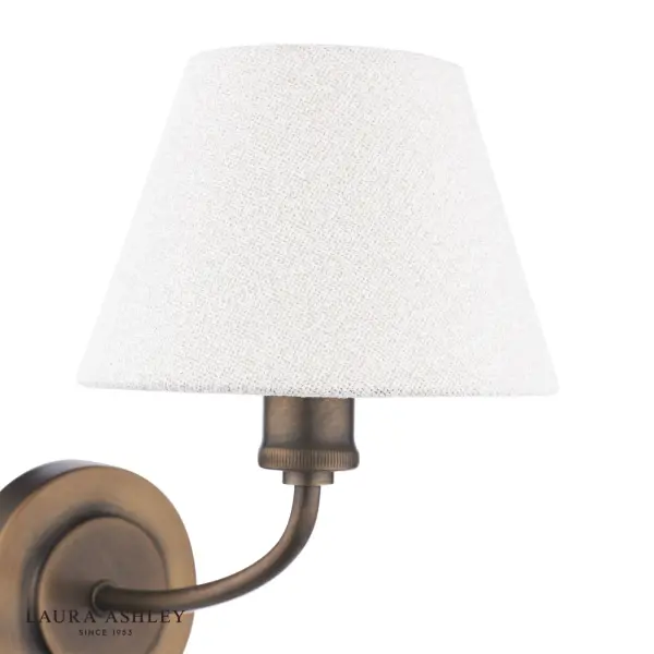 Denston Antique Bronze Wall Light C/W Shade