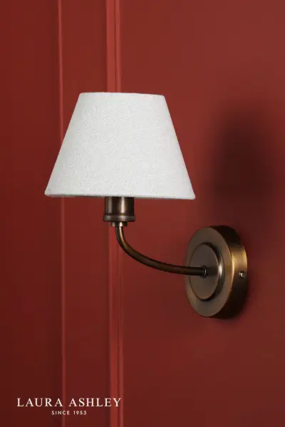 Denston Antique Bronze Wall Light C/W Shade