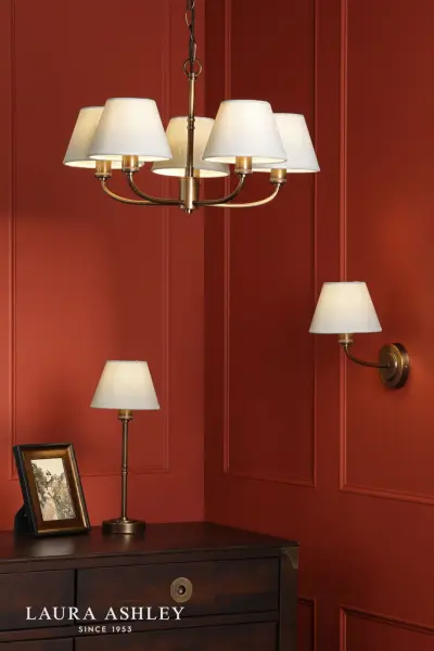Denston Antique Bronze Wall Light C/W Shade