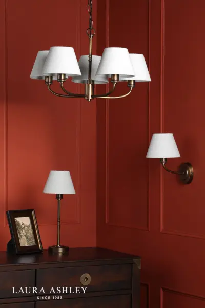 Denston Antique Bronze Wall Light C/W Shade