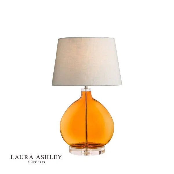 Laura Ashley Amber Glass Table Lamp Base