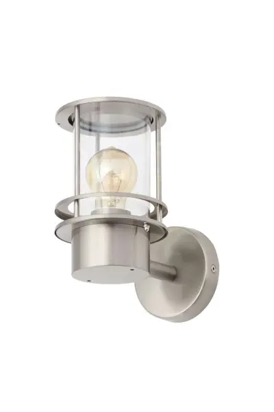 Leonis Stainless Steel Outdoor Wall Lantern IP44