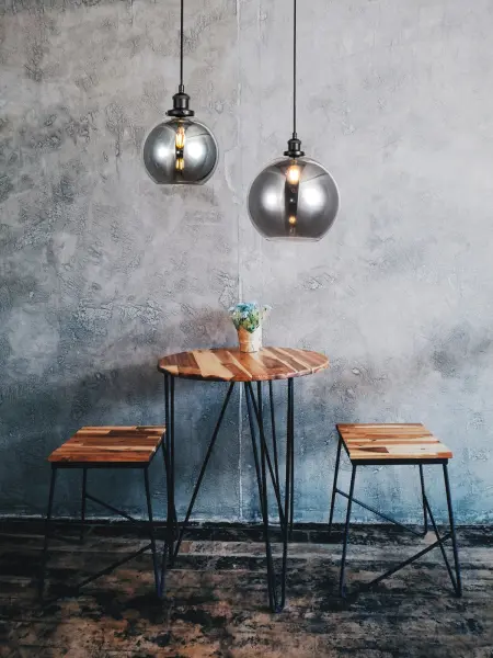 Lewis Medium Glass Ball Pendant Matt Black