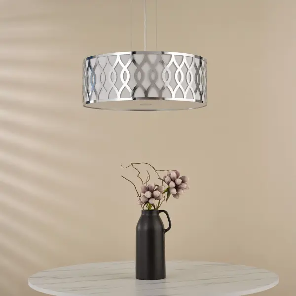 Locryn 4 Light Polished Chrome Pendant