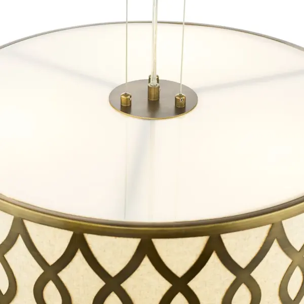 Locryn 4 Light Brushed Bronze Pendant