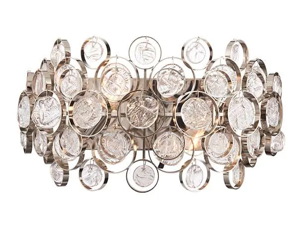 Marella Wall Light in Nickel Finish