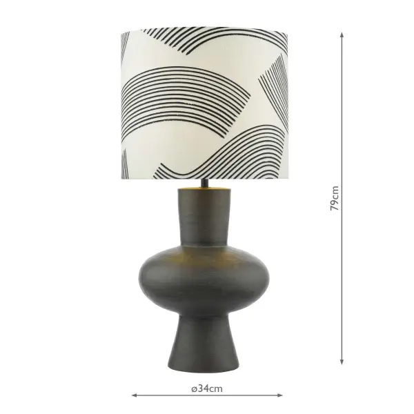 Miho Table Lamp C/W Shade
