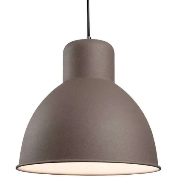 Dome Shade Ceiling Light Pendant in Concrete Finish
