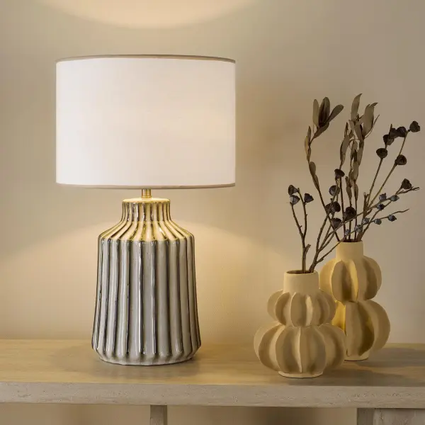 Nedra Natural Table Lamp Base Only