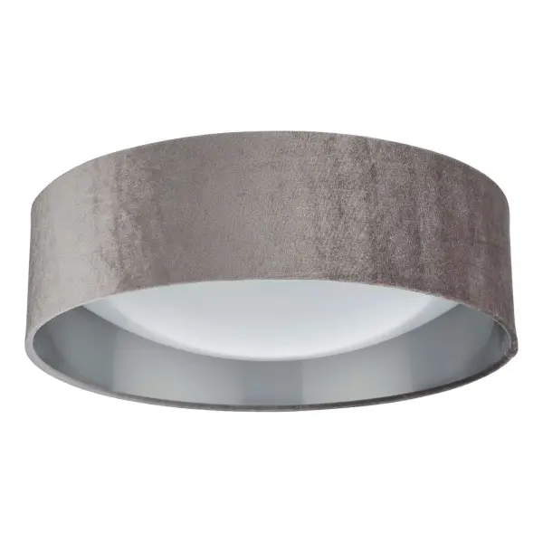 Nysa 2 Light 40cm Flush Fitting with Mink Velvet Shade