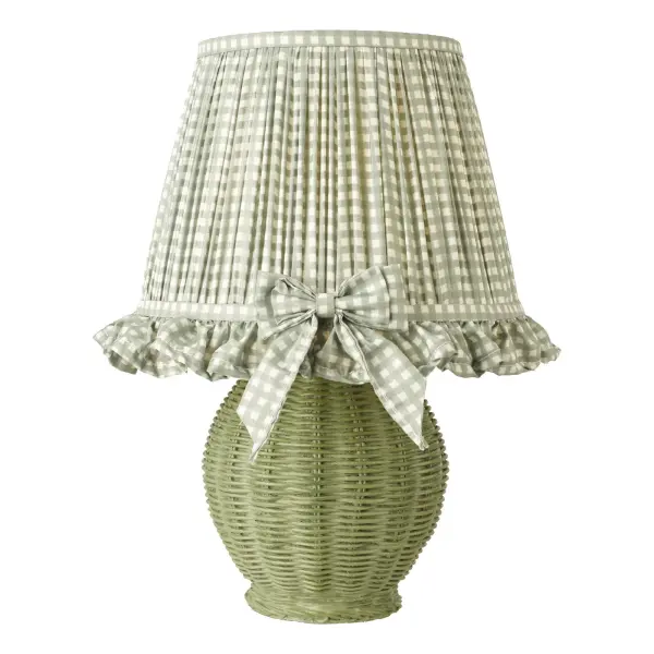 Omer Green Table Lamp C/W Shade