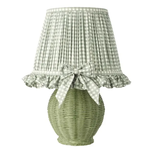 Omer Green Table Lamp C/W Shade