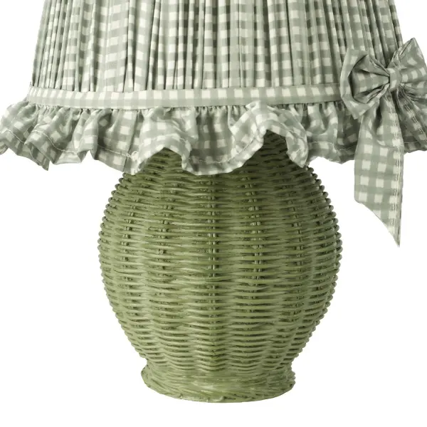 Omer Green Table Lamp C/W Shade