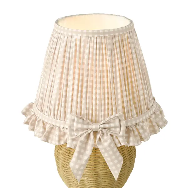 Omer Taupe Table Lamp C/W Shade