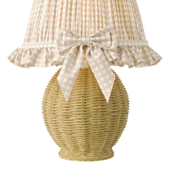 Omer Taupe Table Lamp C/W Shade