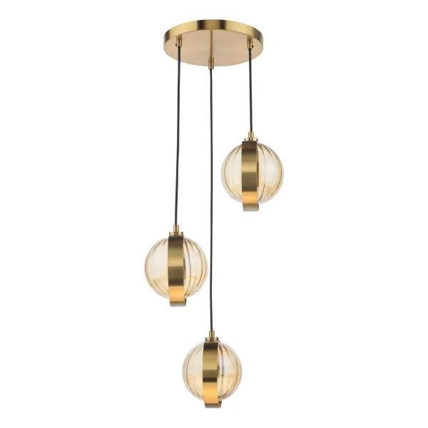 Ophira Antique Gold Cluster Light