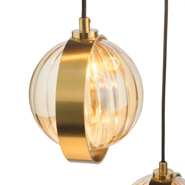 Ophira Antique Gold Cluster Light