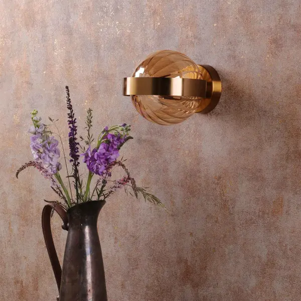 Ophira Antique Gold Wall Light