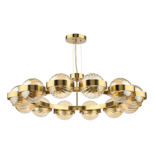 Ophira Antique Gold 12 Light Ceiling Pendant