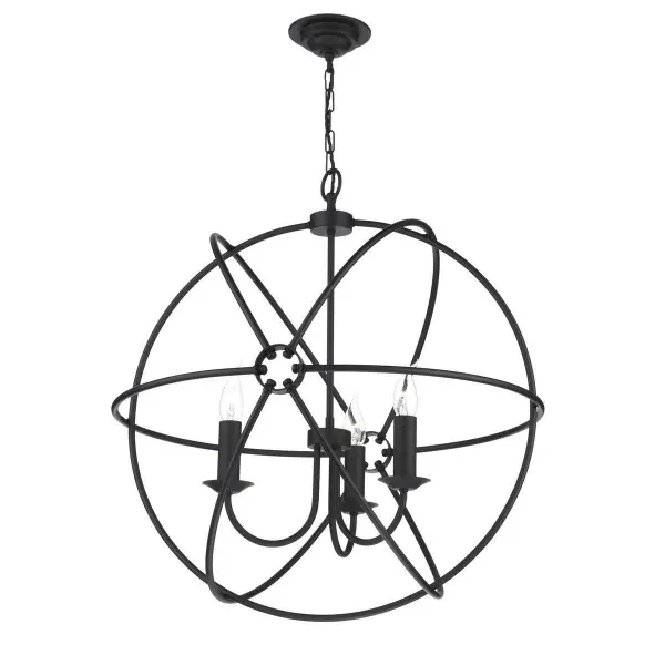 Orb Bespoke 3 Light 600mm Pendant (Choice of Colours)