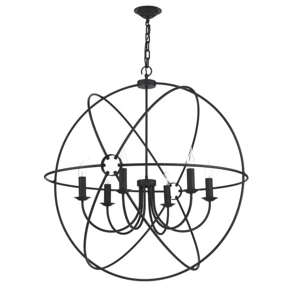 Orb Bespoke 6 Light 900mm Pendant (Choice of Colours)