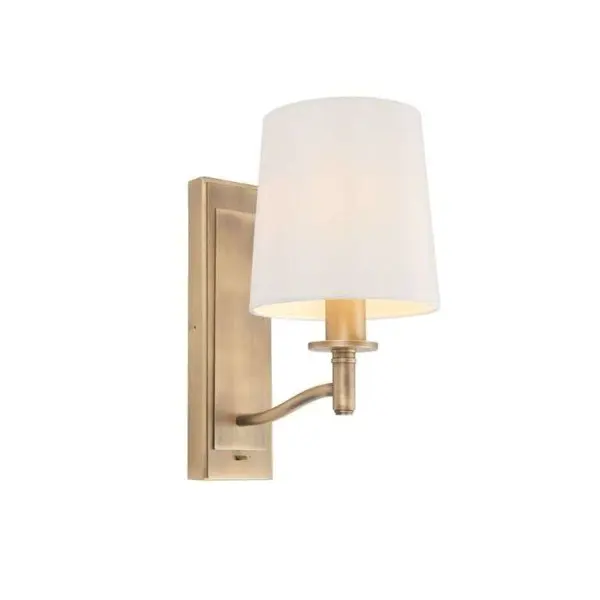Ortona Antique Brass Wall Light
