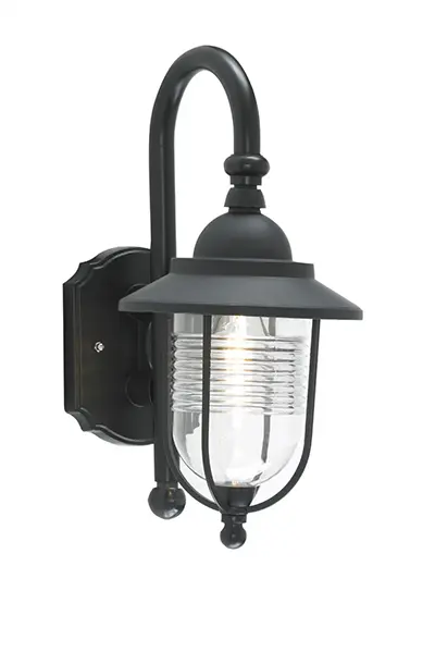 Forum Lighting ZN-20957-BLK Outdoor Fishermans Wall Lantern ...