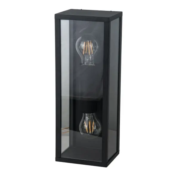 Parker Double Black Wall Light