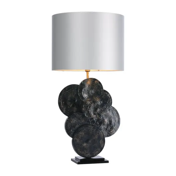 Planet Blue & Gold Table Lamp Base Only