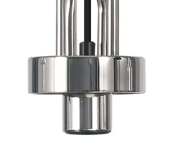 Meel 4 Light Polished Nickel Bar Pendant