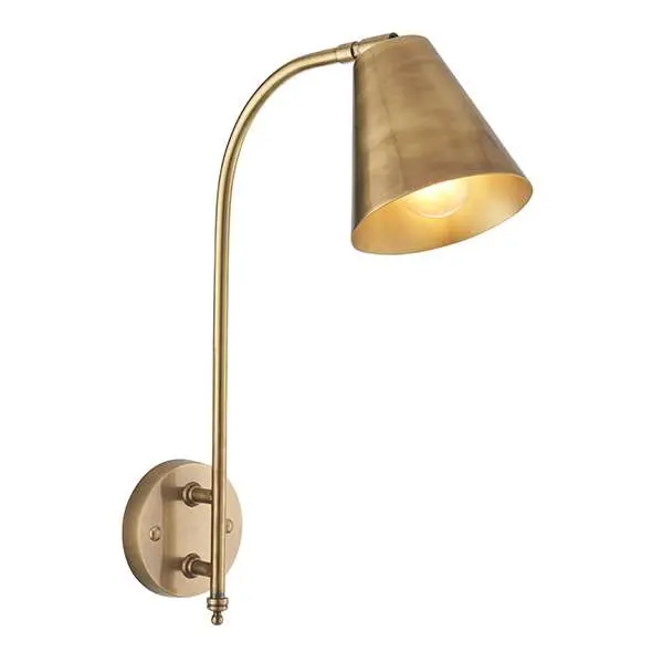 Radha Wall Light in Brass Finish