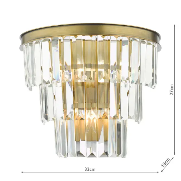 Rhapsody Bronze Wall Light