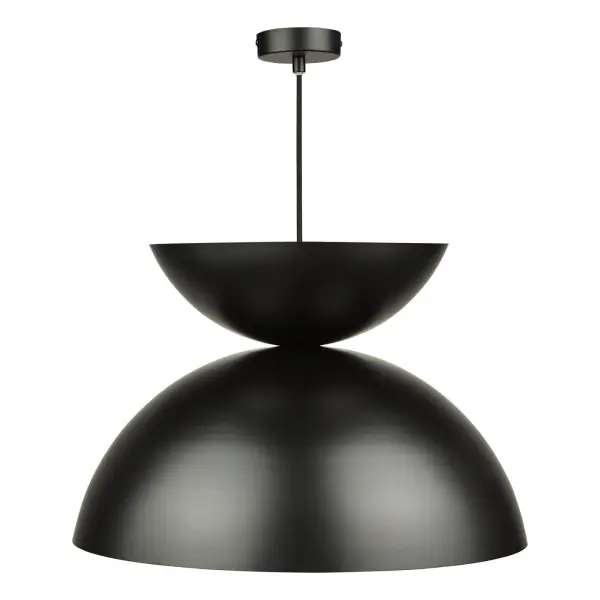 Riya Large Matt Black Pendant