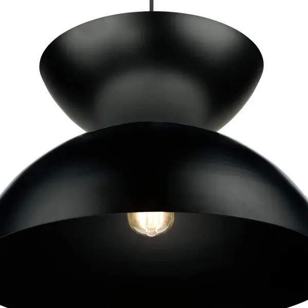 Riya Large Matt Black Pendant