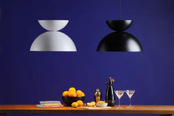 Riya Large Matt Black Pendant