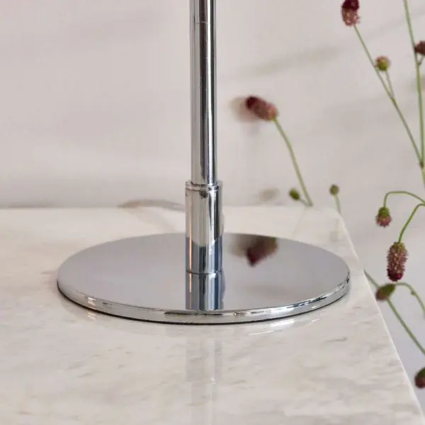 Rubens Table Lamp in Polished Chrome