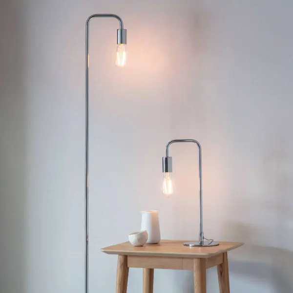 Rubens Table Lamp in Polished Chrome