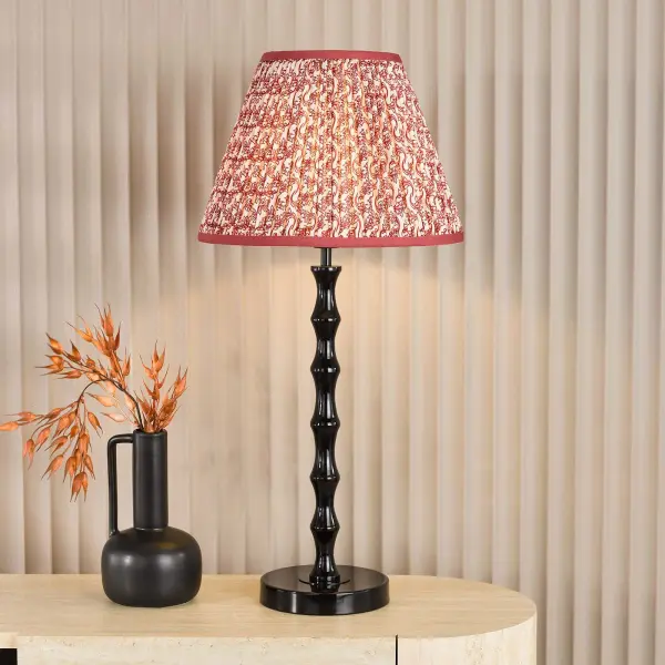 Siyanda Satin Black Table Lamp Base Only
