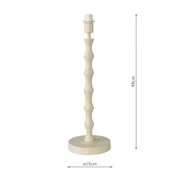 Siyanda Cream Table Lamp Base Only
