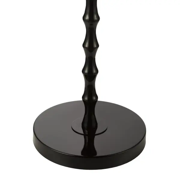 Siyanda Satin Black Floor Lamp Base Only