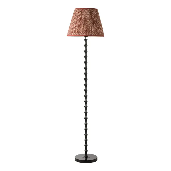Siyanda Satin Black Floor Lamp Base Only