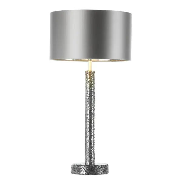 Sloane Hammered Pewter Table Lamp